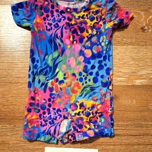 2 For $25 3-6 month Lets Get Wild Shortie romper